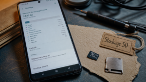 Comment mettre application sur carte SD : option déplacer vers carte SD
