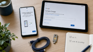 Comment restaurer une sauvegarde Google : étapes Android, écran Copier applications et données