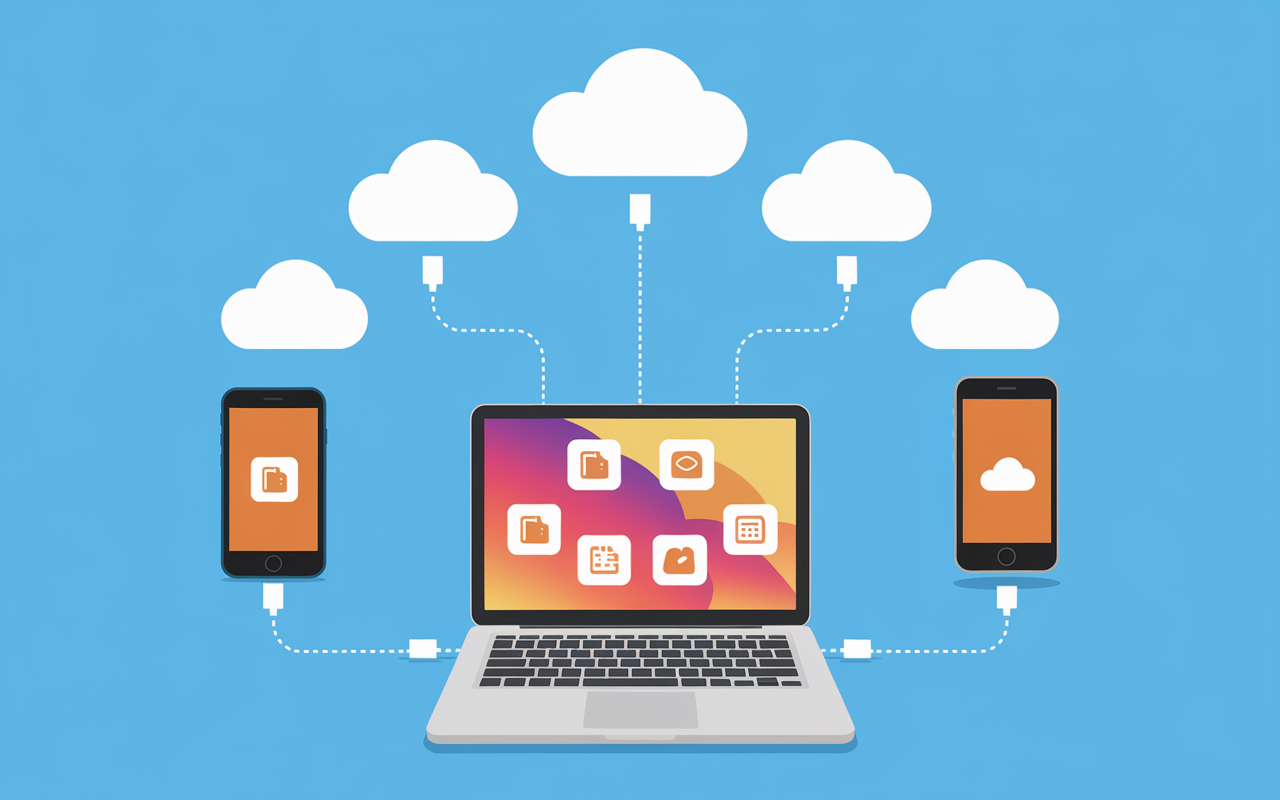 comment synchroniser les applications entre un iphone et un ipad usb cloud transfert