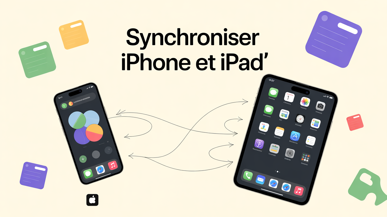comment synchroniser les applications entre un iphone et un ipad illustration mobile