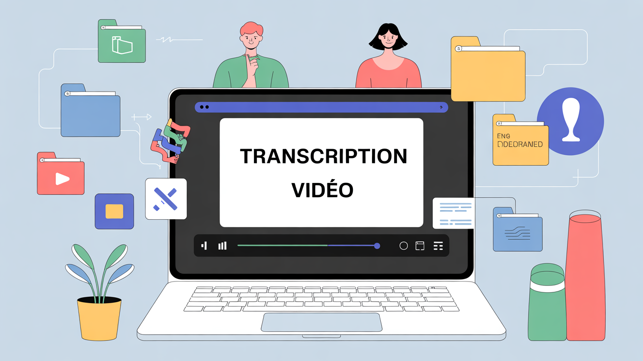 extracteur de texte video interface moderne