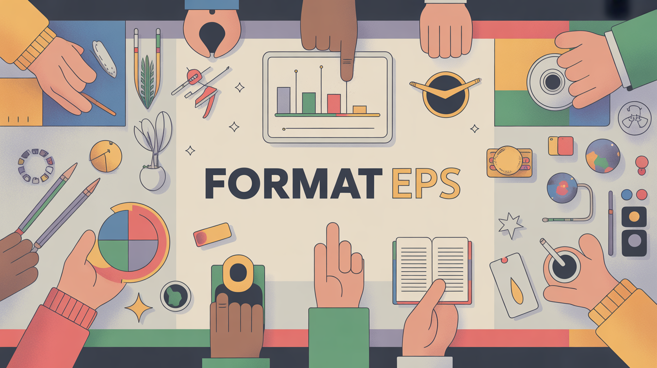 illustration stylisee file type eps outils vectoriels couleurs