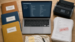 GED open source : métadonnées OCR et workflow sur ordinateur et documents numérisés