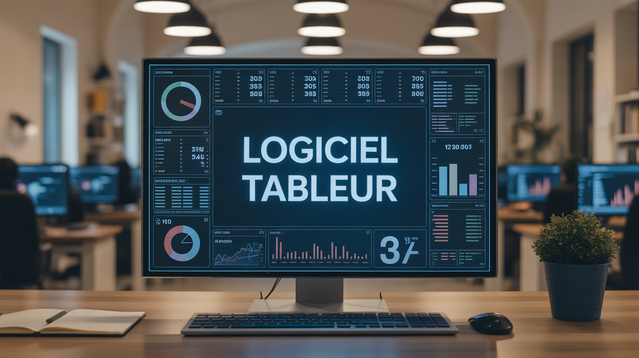 tableur logiciel vue écran graphique
