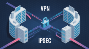 illustration vpn and ipsec tunnel numerique securise