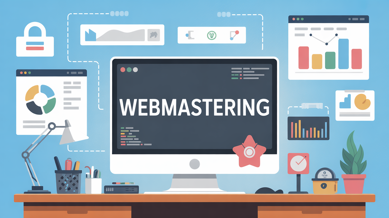 illustration webmastering bureau numerique