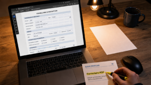 Créer un formulaire en pdf : champs remplissables sur écran