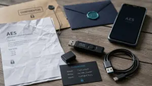 Crypter clé USB : chiffrement AES et protection des données
