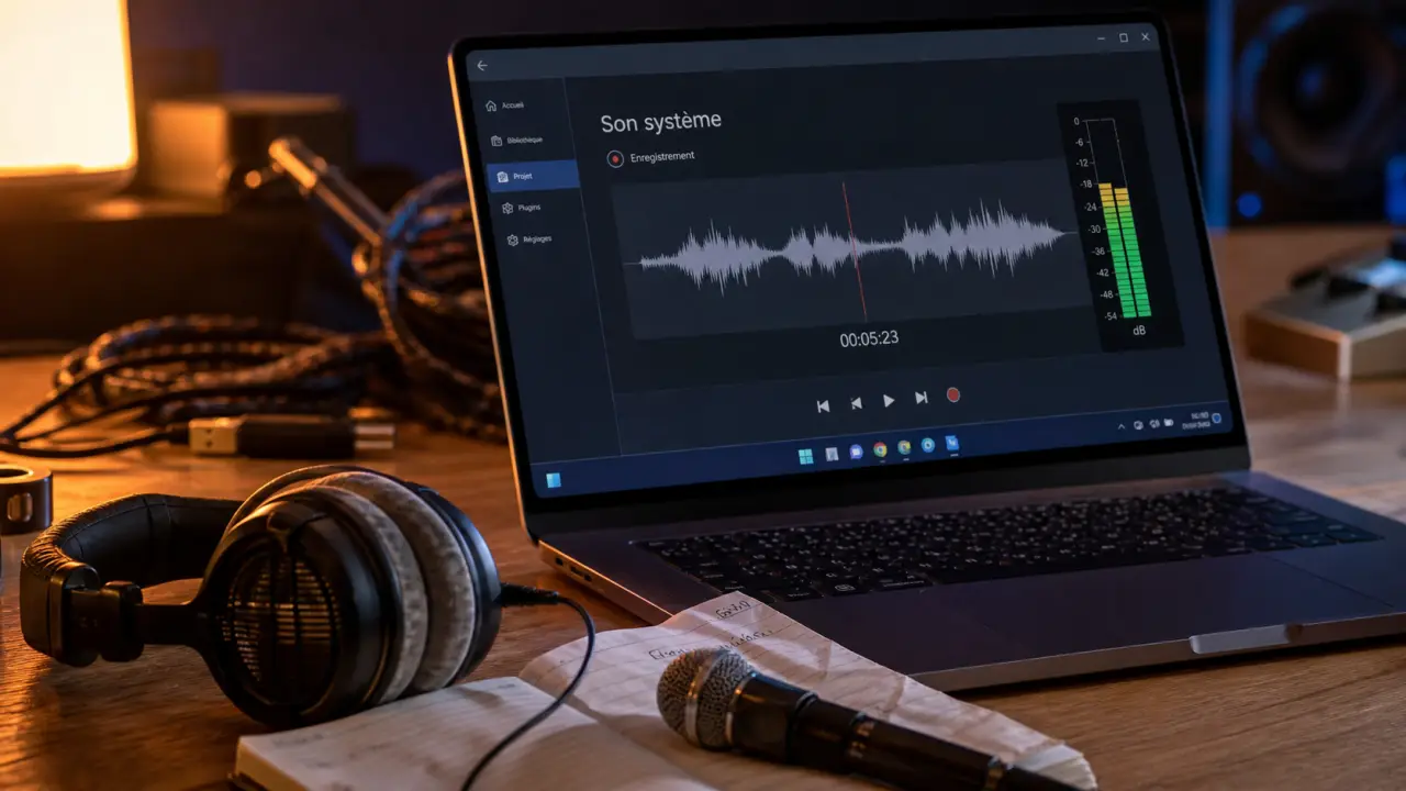 Enregistrer son systeme windows 11 : son système sans souffle parasite