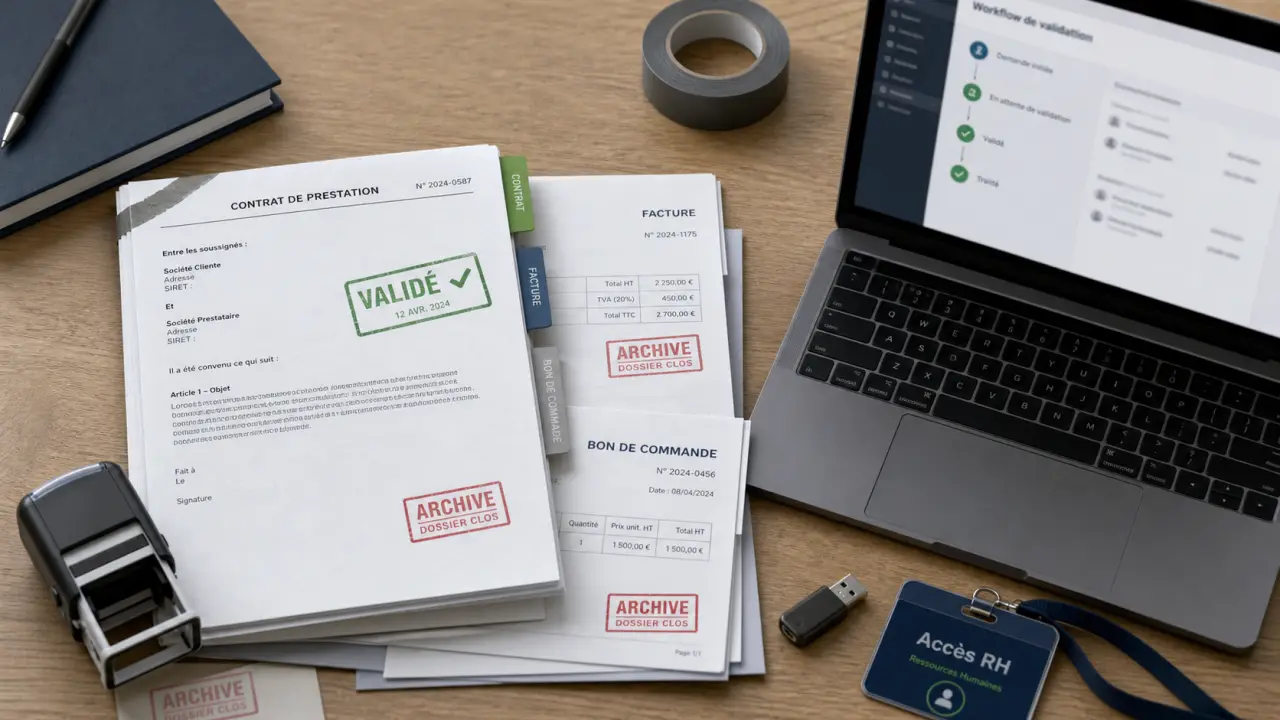 Gestion des documents dans une entreprise : GED, archivage et conservation 6 ans