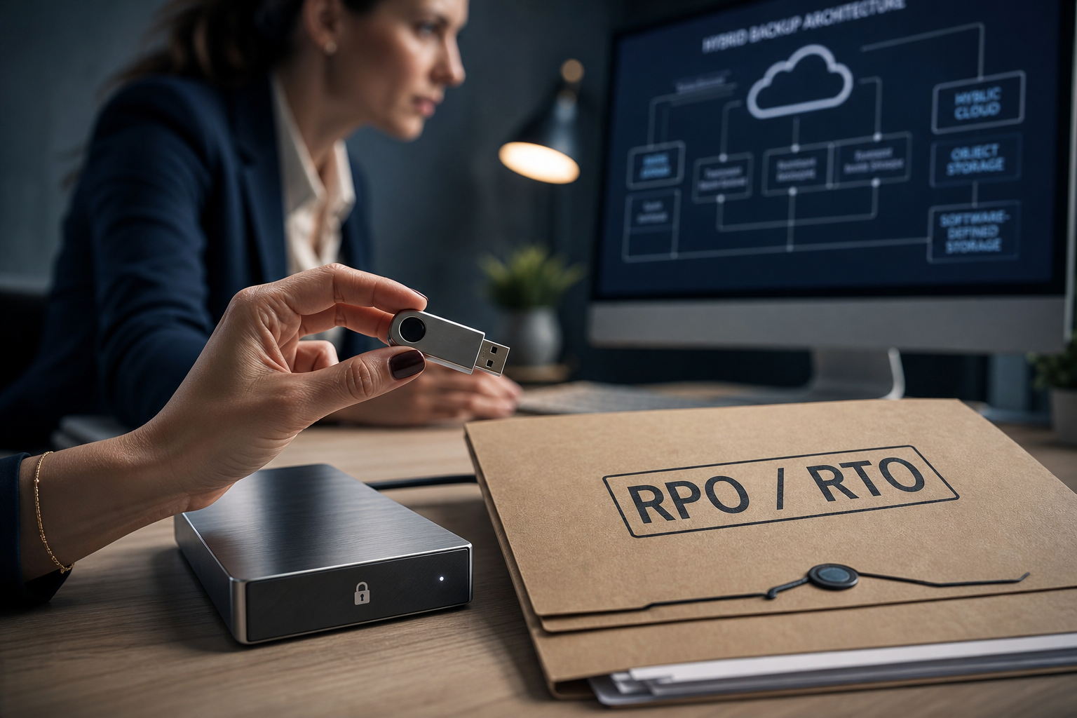 Solution de sauvegarde entreprise cloud NAS hybride