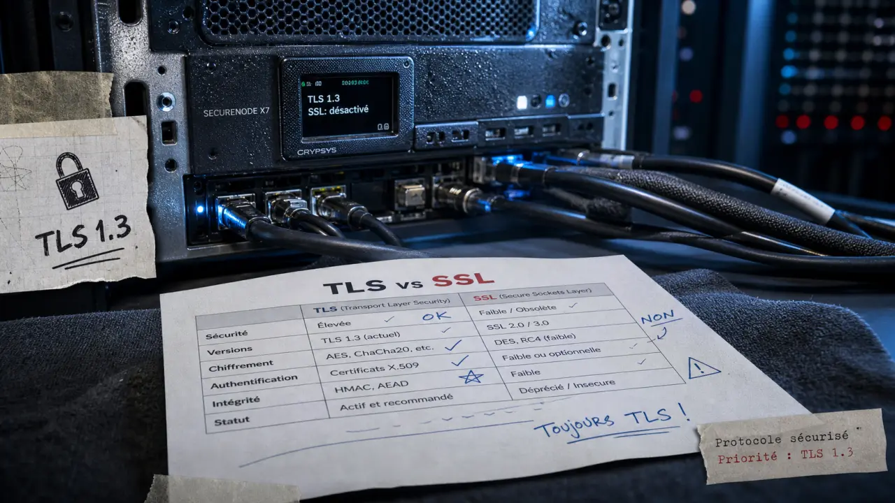 TLS 1.3 vs SSL : tls vs ssl, SSL désactivé, sécurité accrue