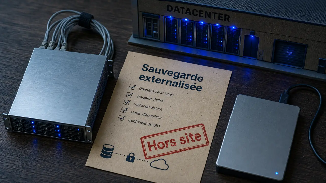 Externalisation sauvegardes informatiques : protection contre incendie et ransomware