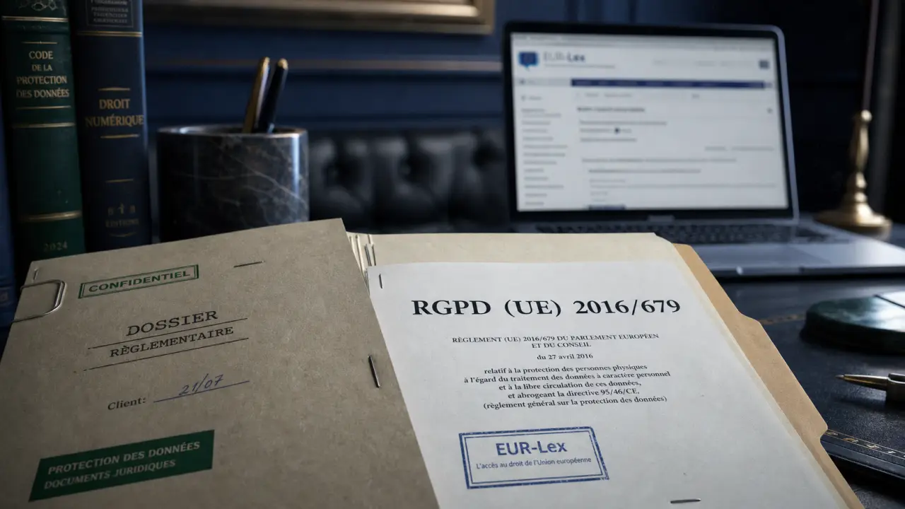 rgpd pdf officiel EUR-Lex et authenticité