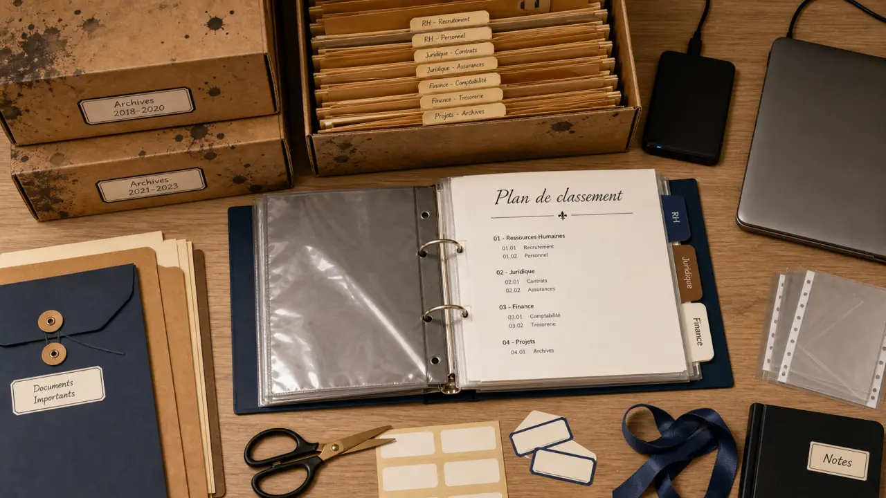 Stockage archives : classement dossiers introuvables
