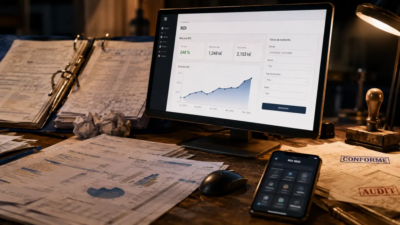 Meilleur logiciel ged : interface ROI et recherche sur écran