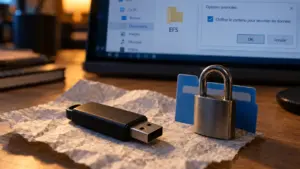 Mettre un mots de passe sur un dossier : l’original reste accessible