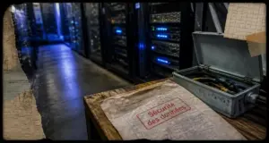 Sécurité des données en salle serveurs, boîtier et câbles