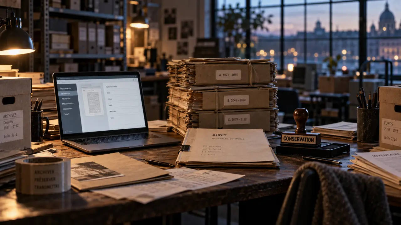 Services de gestion documentaire et archivage Bordeaux : cartons et dossiers classés et sécurisés
