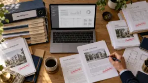 Data room immobilier : dossier incomplet pour cession immobilière, documents confidentiels