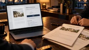 Signature électronique immobilier : compromis à distance, preuves